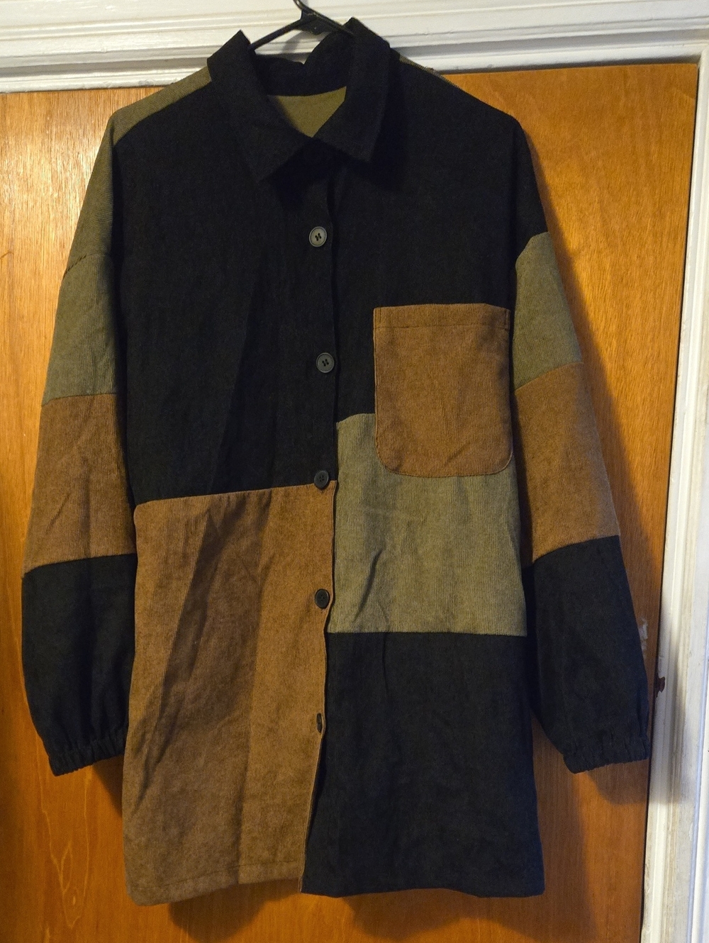 Colorblock Shacket